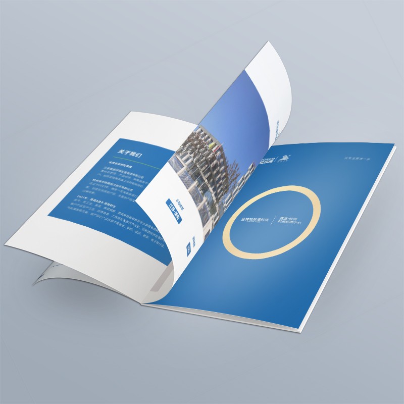 清新雅致藍白主色調工業(yè)除濕設備畫冊設計案例鑒賞